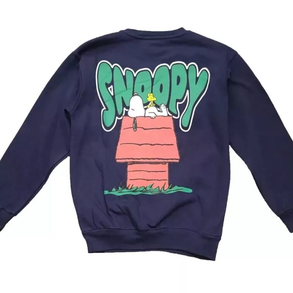 Y2K Peanuts Gang Snoopy Embroidered Sweatshirt